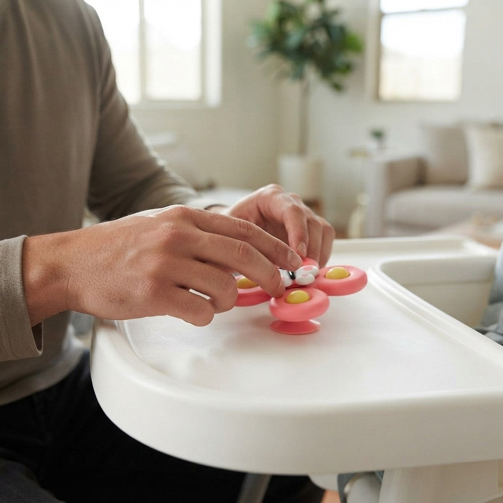 Suction Cup Spinner Travel Toy Set