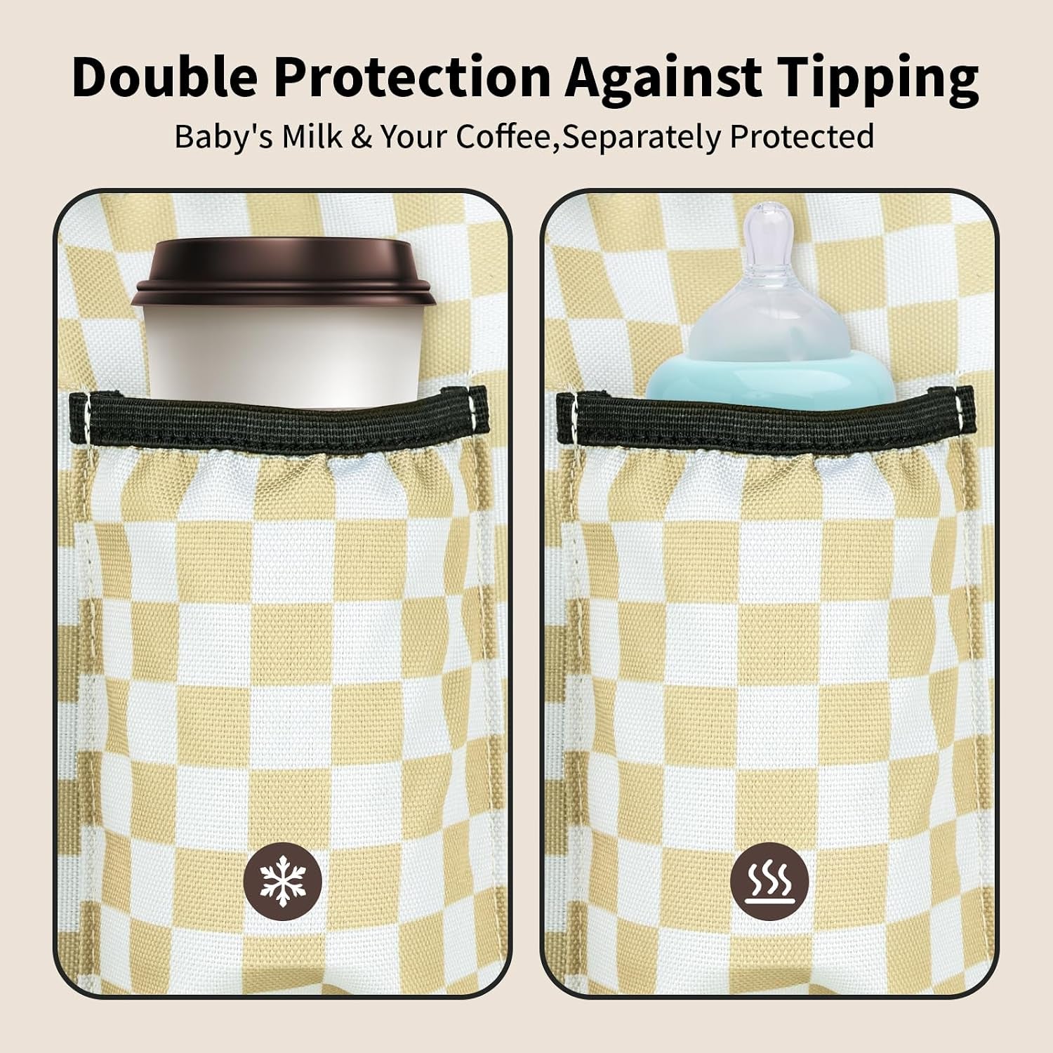 3-in-1 Universal Stroller Organizer & Cooler Bag