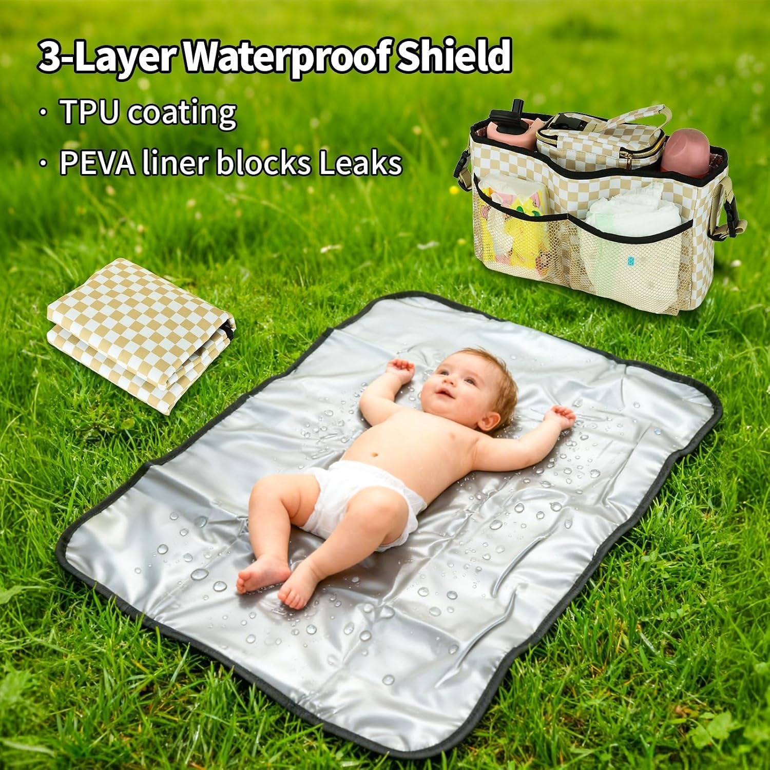 3-in-1 Universal Stroller Organizer & Cooler Bag