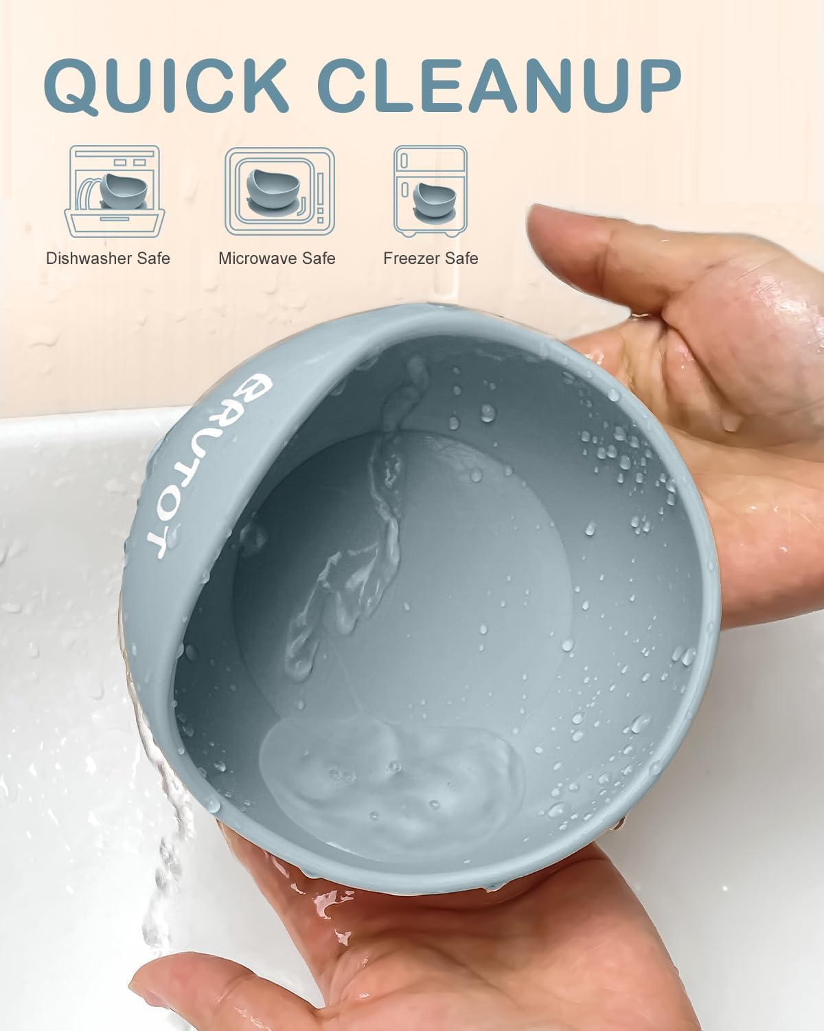 Silicone Suction Baby Bowl & Spoon Set