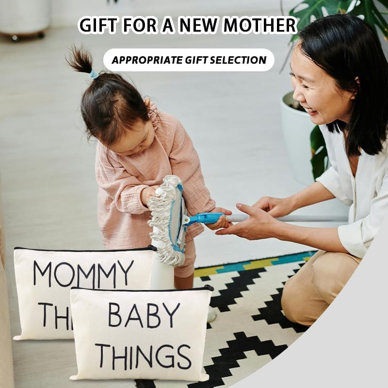Mommy & Baby Travel Pouch Set