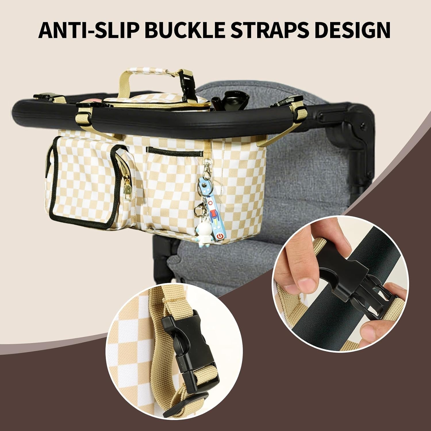 3-in-1 Universal Stroller Organizer & Cooler Bag
