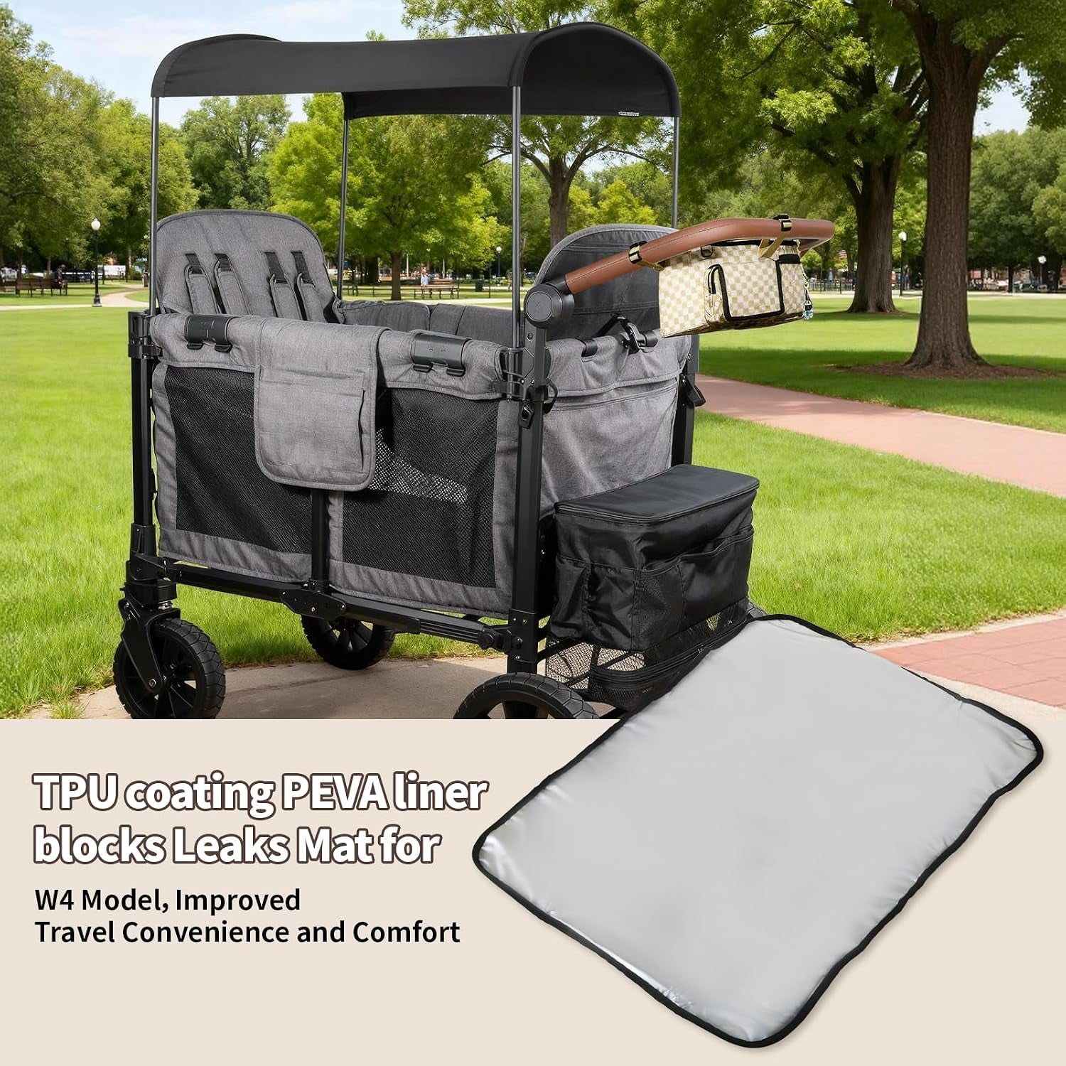 3-in-1 Universal Stroller Organizer & Cooler Bag